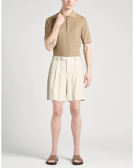 Lardini Natural Light Shorts & Bermuda Shorts Linen for men