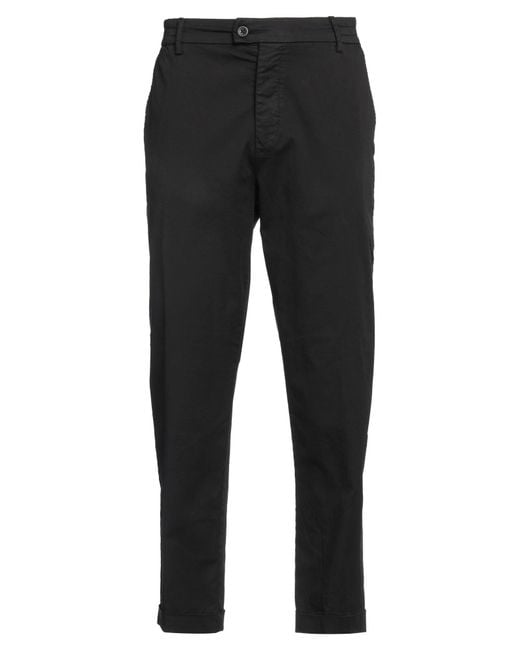 John Richmond Black Pants Cotton, Elastane for men