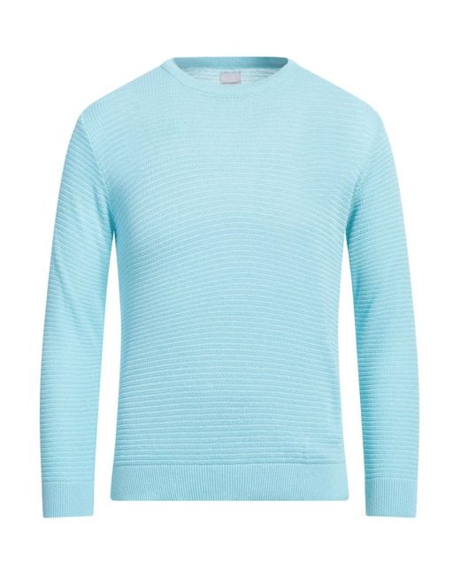 Stilosophy Blue Sweater Cotton, Acrylic for men