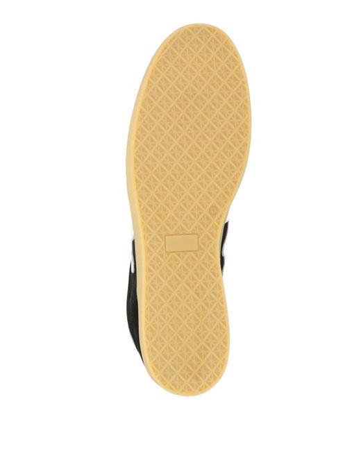 MSGM Black Sneakers Leather for men