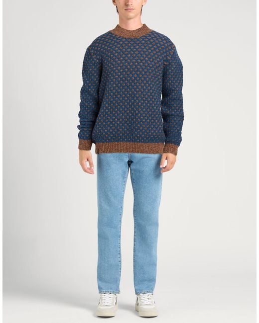 Zanone Blue Turtleneck for men