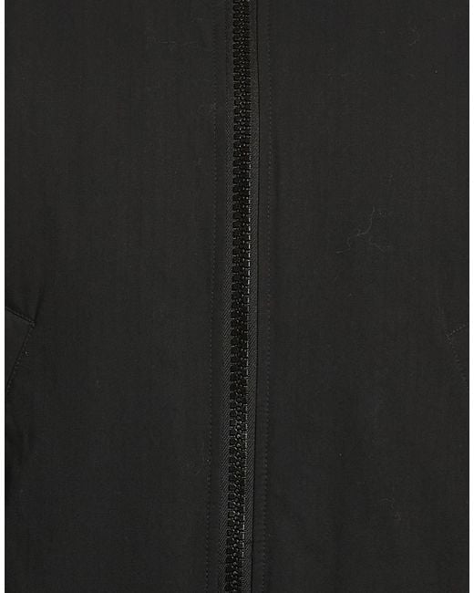 Dondup Black Jacket Cotton, Nylon for men