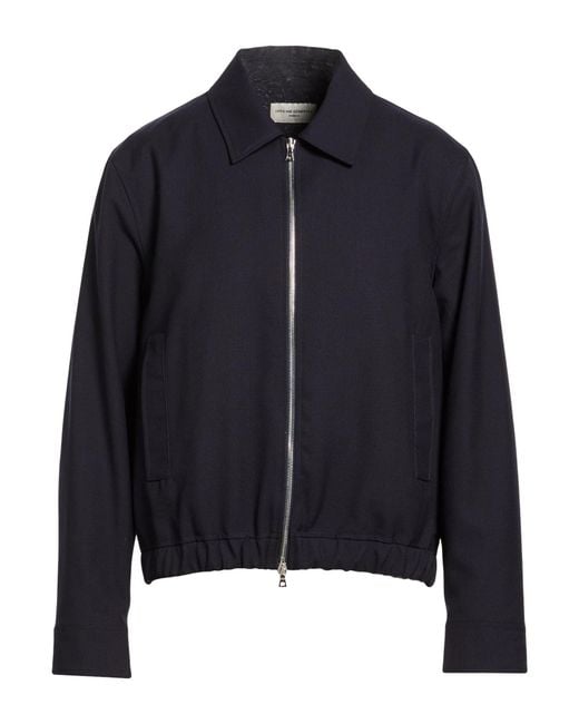 Officine Generale Blue Jacket Virgin Wool for men