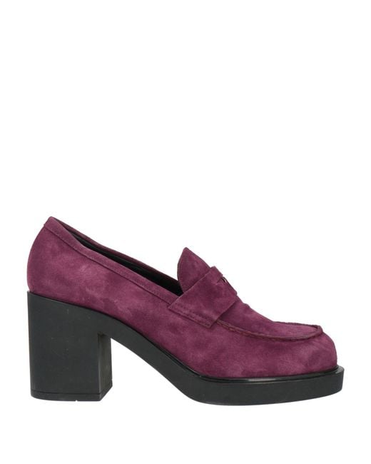 Fratelli Rossetti Purple Loafers Leather