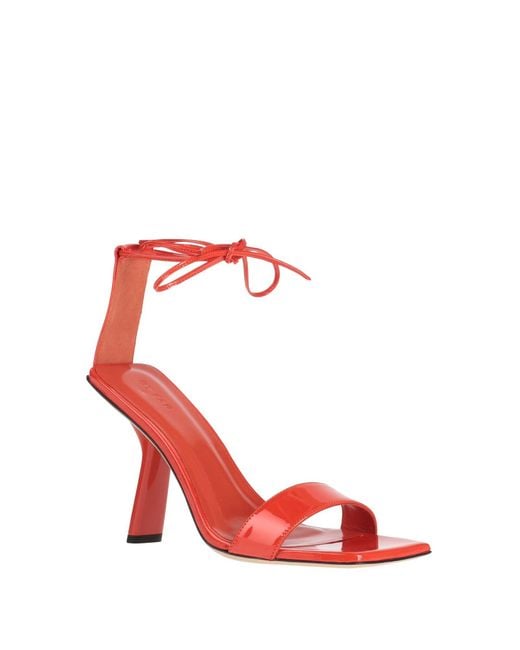 By Far Red Sandals