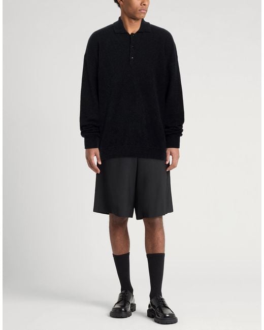 Laneus Blue Sweater Cashmere, Silk, Polyester for men