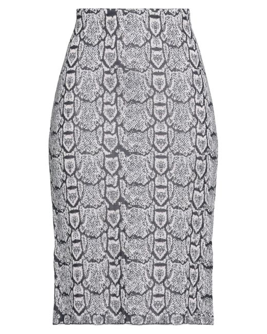 NEERA 20.52 Gray Midi Skirt