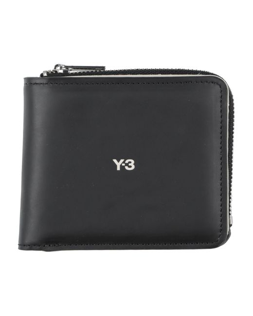 Y-3 Black Wallet Cow Leather, Polyurethane for men