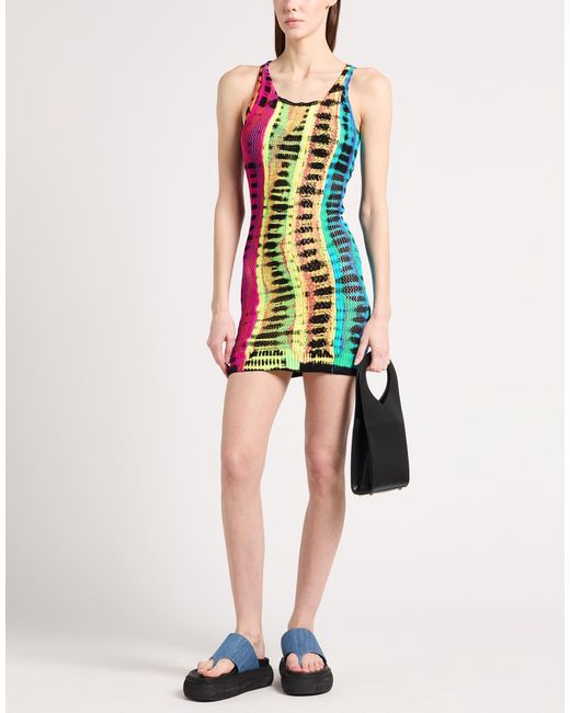 AGR Yellow Mini Dress Polyamide, Elastane