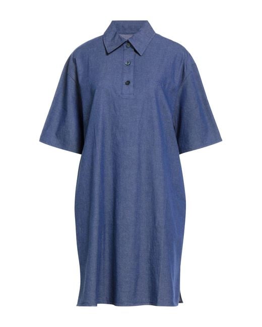 Maison Kitsuné Blue Mini Dresses