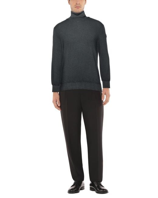 Paul & Shark Blue Turtleneck Virgin Wool for men