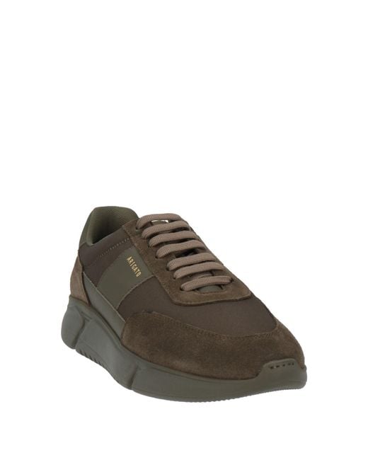 Axel Arigato Brown Military Sneakers Leather, Textile Fibers for men
