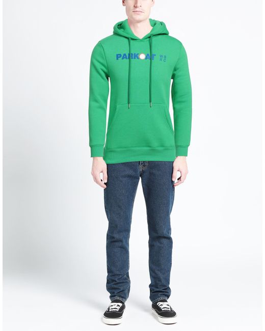 Parkoat Green Sweatshirt for men