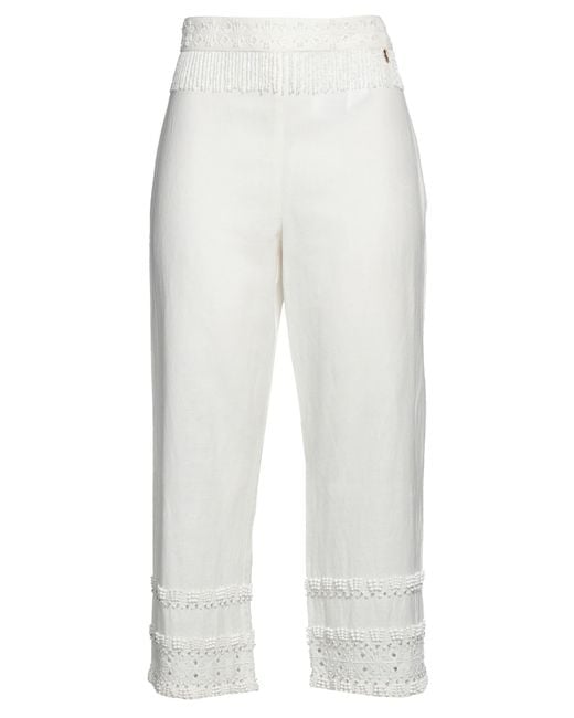 Twinset White Trouser