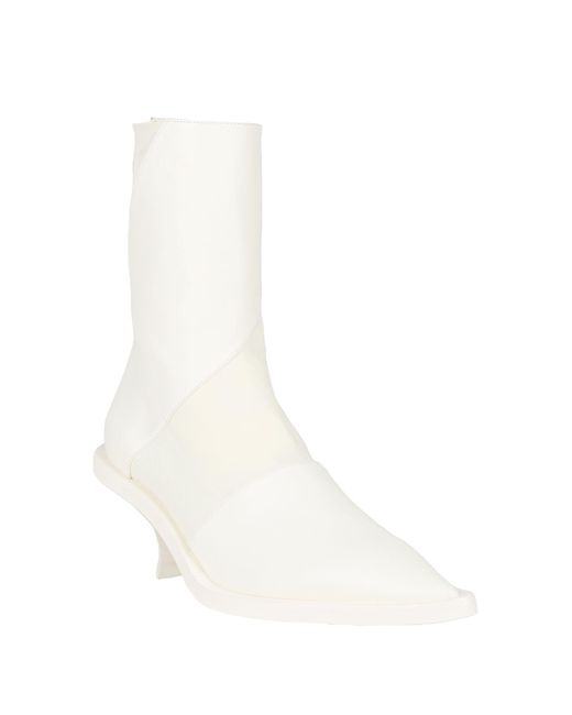 Jil Sander White Stiefelette