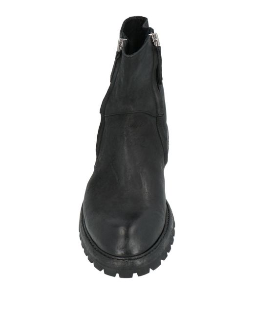 Corvari Black Ankle Boots Leather for men