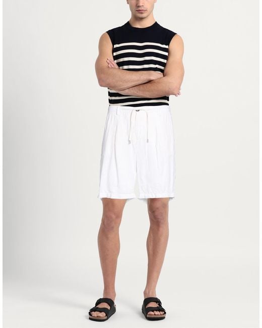 40weft White Shorts & Bermuda Shorts for men
