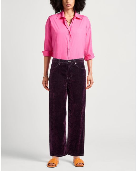 Department 5 Purple Pants Cotton