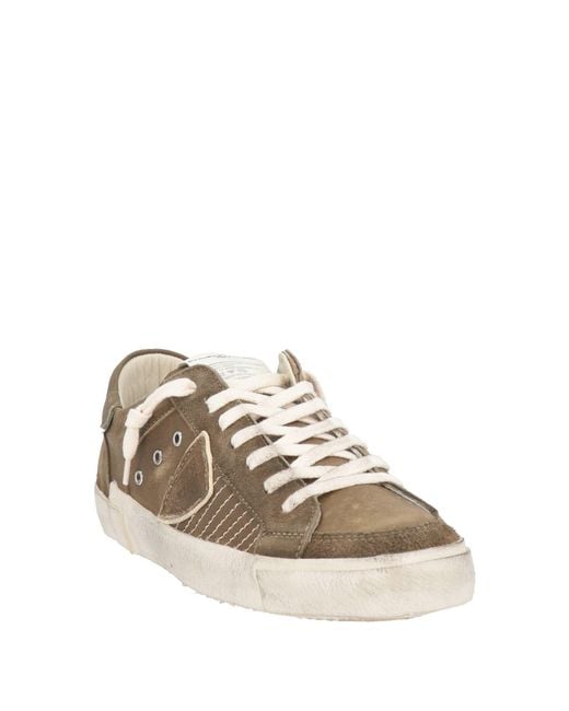 Philippe Model Multicolor Military Sneakers Leather for men