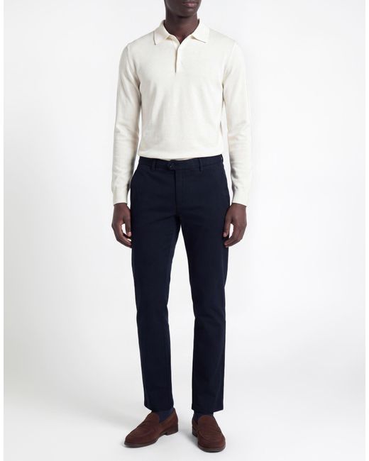 Teleria Zed Blue Pants Cotton, Elastane for men