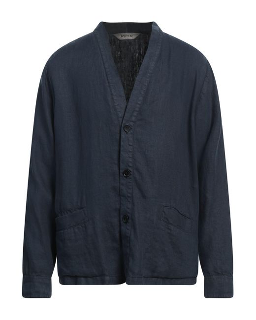 Aspesi Blue Jacket Hemp for men