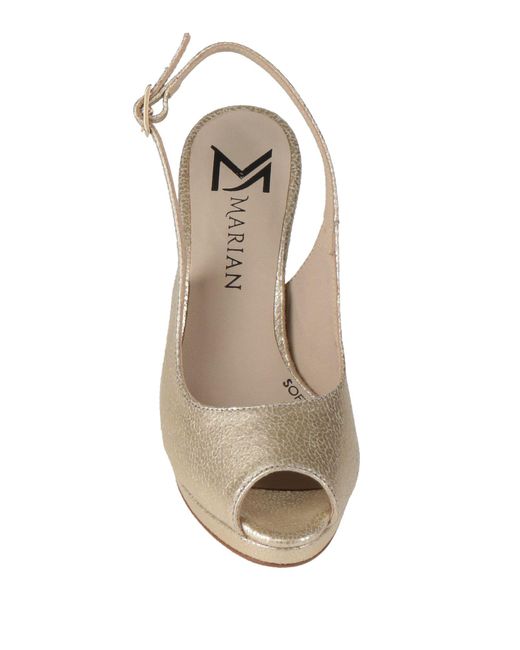 Marian Metallic Sandals