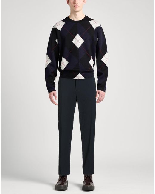 Brian Dales Men's Blue Midnight Pants Cotton, Elastane, Nylon