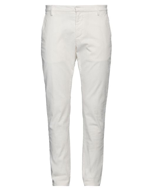 Dondup White Trouser for men