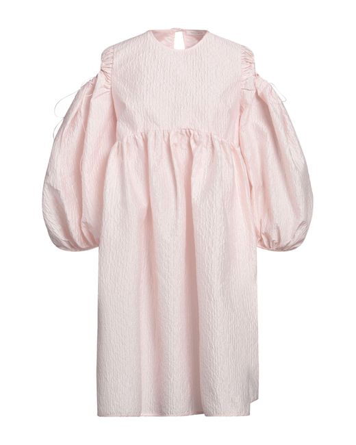 CECILIE BAHNSEN Pink Midi Dress