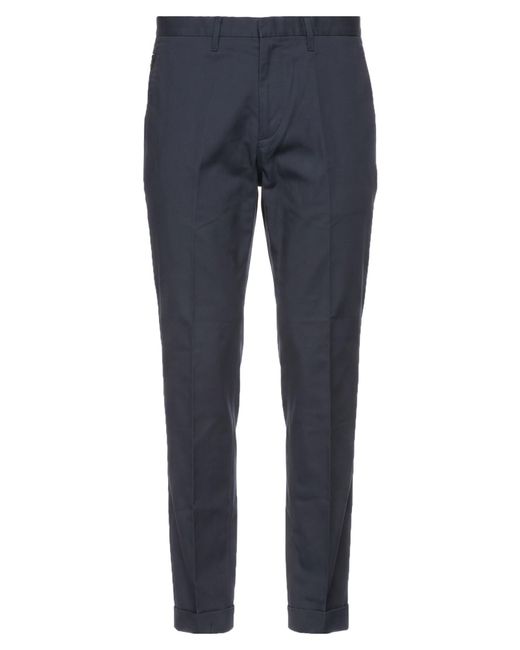 Emporio Armani Blue Pants Cotton, Elastane for men