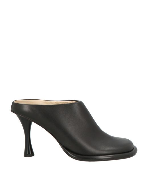 Proenza Schouler Black Mules & Clogs Lambskin