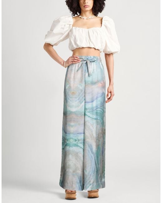 Zimmermann Blue Sky Pants Silk