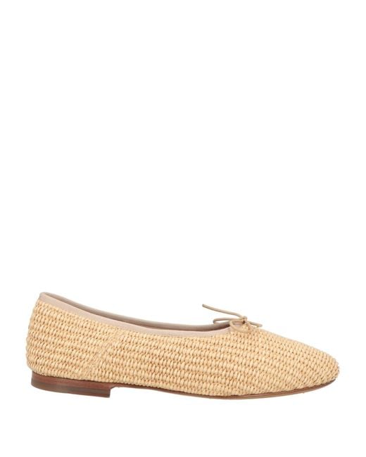 Mansur Gavriel Women's Natural Ballet Flats