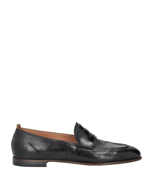 Silvano Sassetti Black Loafers for men