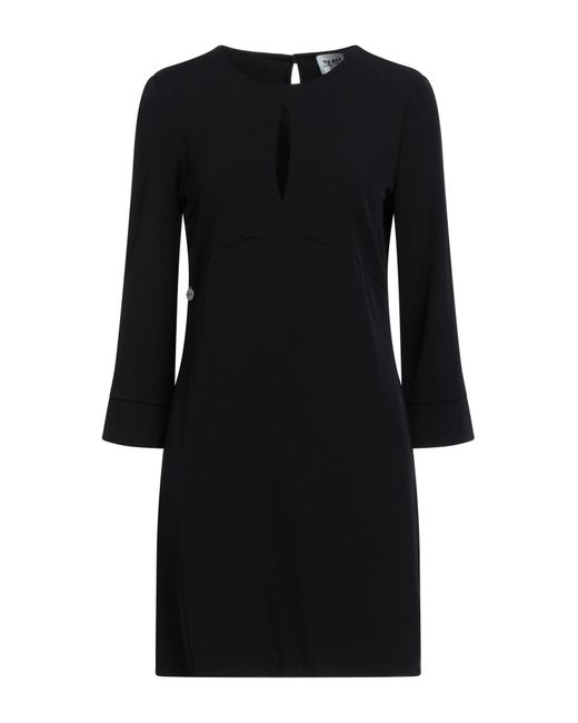Berna Black Mini Dress Polyester, Elastane