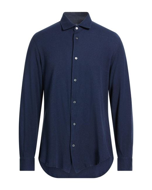Fedeli Blue Shirts for men