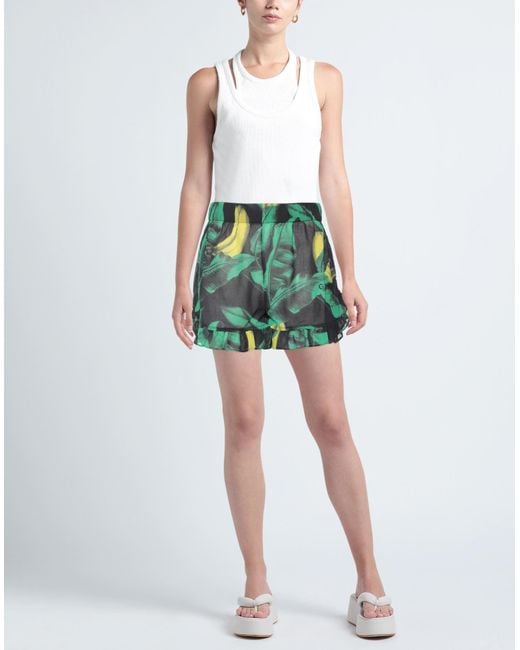 Ganni Green Shorts & Bermuda Shorts