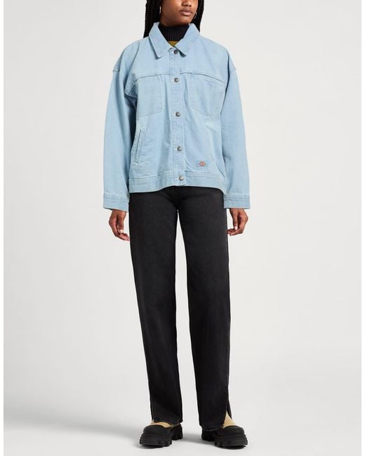 Dickies Blue Denim Outerwear Cotton