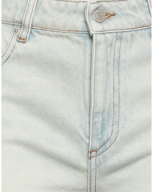 AMI Gray Denim Shorts