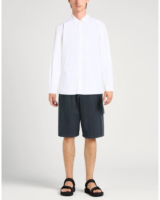 Officine Generale White Shirt Cotton for men