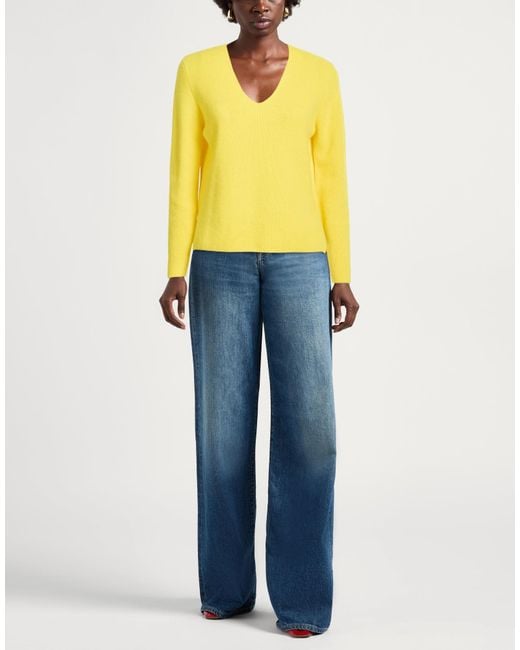 Kangra Yellow Sweater Cashmere