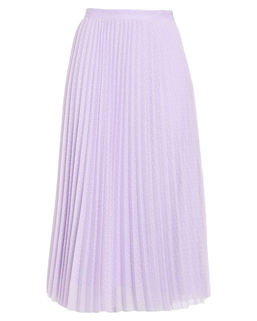 Twinset Purple Midi Skirt