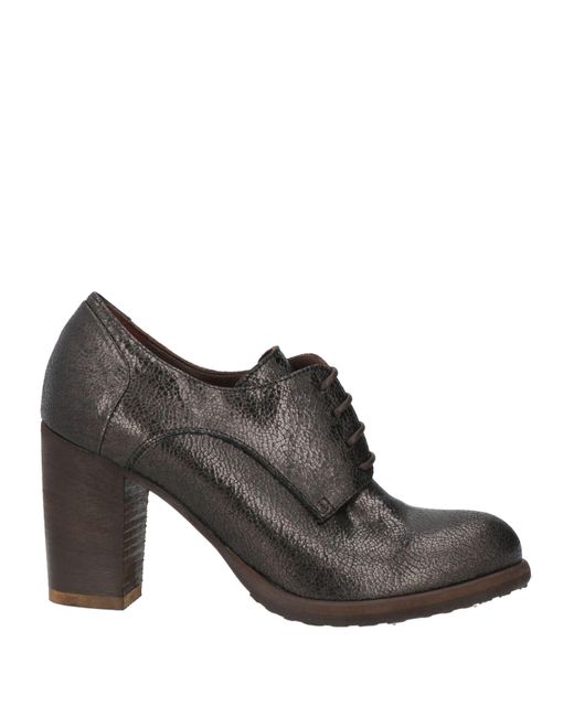 Sgn Giancarlo Paoli Brown Lace-up Shoes
