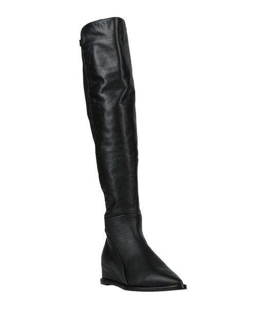 Eqüitare Black Aubrey Boot Leather, Textile Fibers
