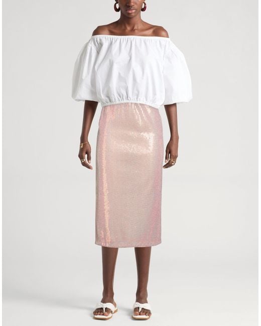 Pinko Pink Midi Skirts