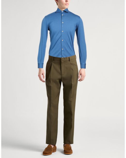 Fedeli Blue Shirt for men