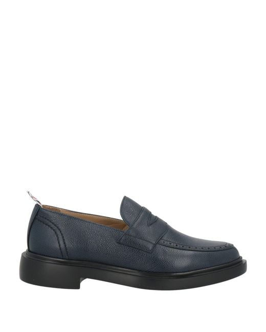 Thom Browne Blue Midnight Loafers Leather for men