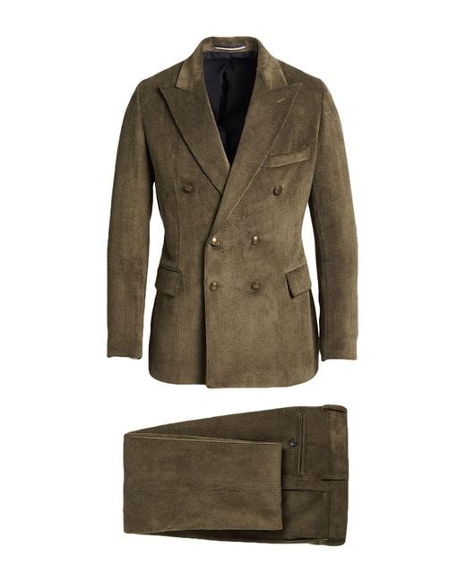 Reveres 1949 Green Suit for men