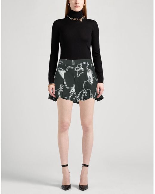 Burberry Gray Dark Shorts & Bermuda Shorts Paper, Viscose