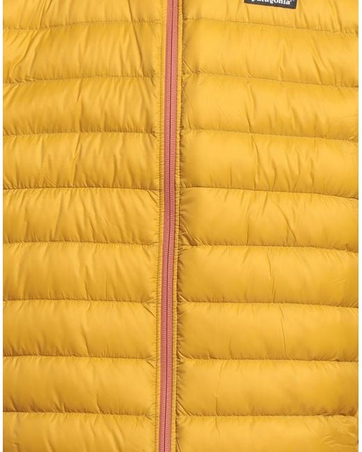 Patagonia Yellow Ocher Puffer Recycled Nylon for men